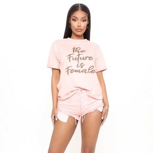 Female Future Top - Blush
